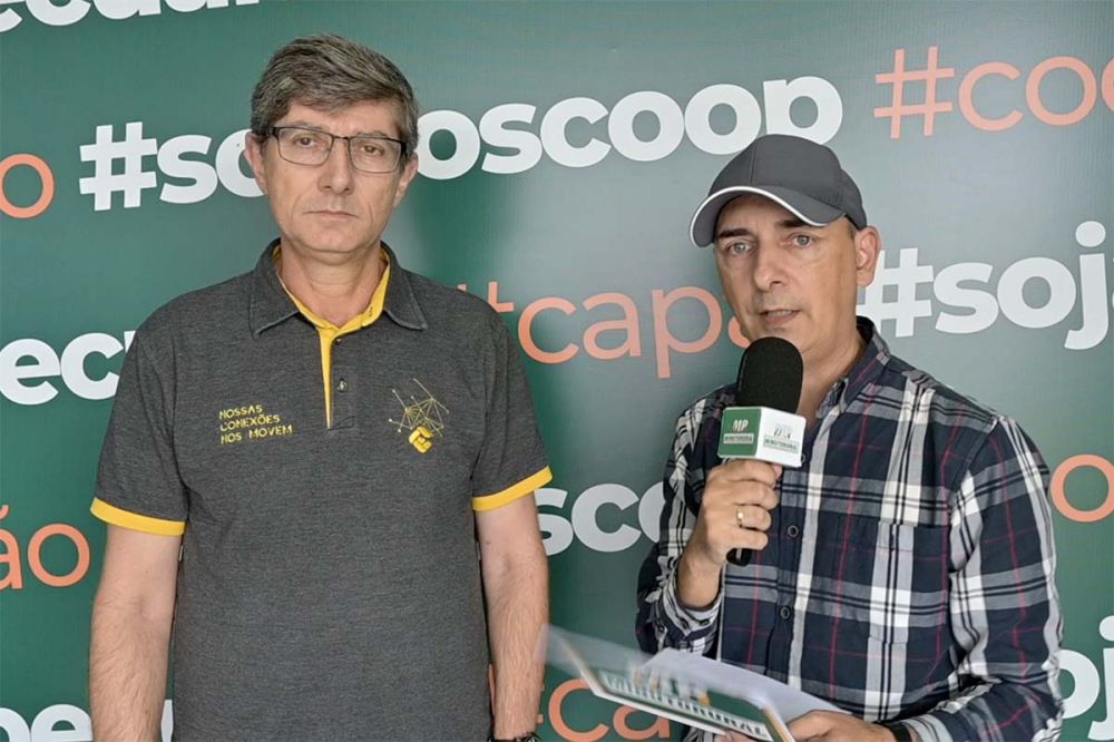 o Odiretor comercial da Capal, Eliel Magalh&atilde;es Leandro e o jornalista Toninho Anhaia.