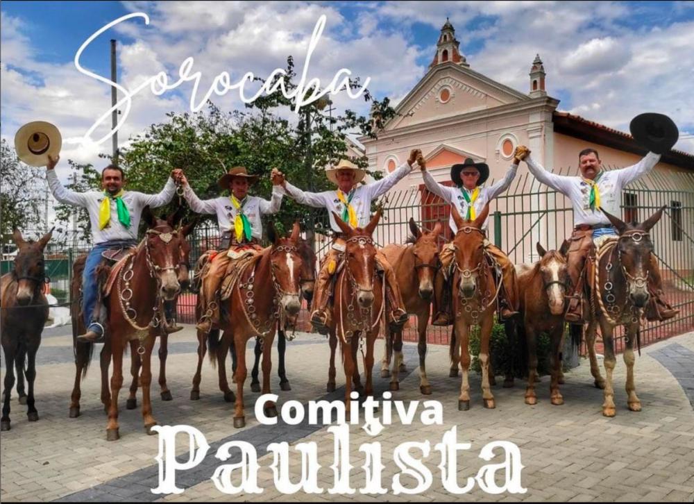 A Comitiva Paulista encerrou a tropeada no dia 20 de novembro de 2022. Foto Rede Social Comitiva Paulista.