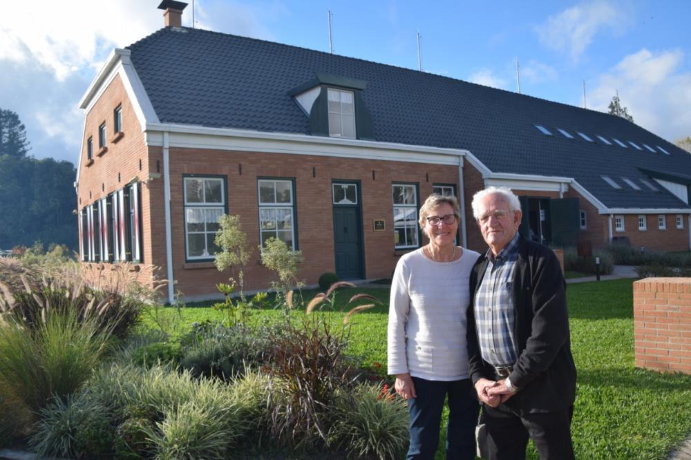 Reinder Mattheus Barkema e a esposa Jantje Van der Vinne Barkema