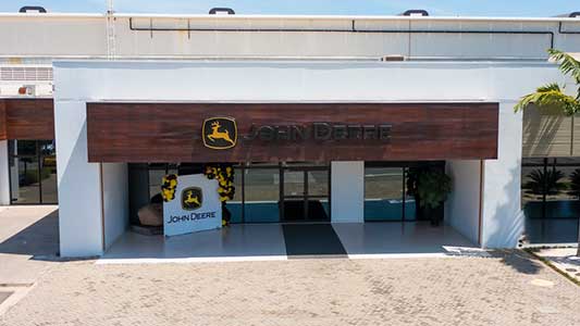 John Deere anuncia investimento de R＄ 190 milhões na divisão brasileira de construção. Foto divulgação
