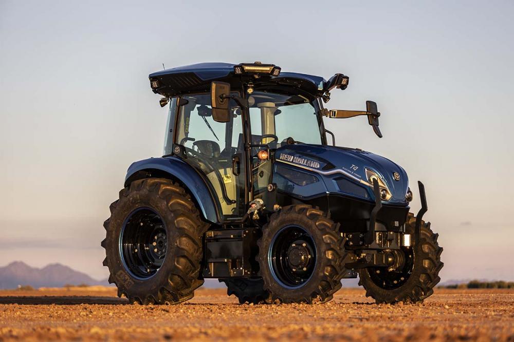 O protótipo apresentado é da marca New Holland Agriculture, enquanto o modelo comercial também se estenderá à marca Case IH.
