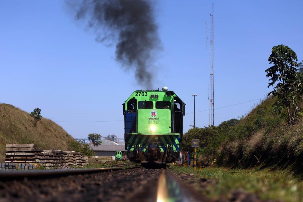 O principal objetivo desse marco regulatório é estimular o desenvolvimento da infraestrutura ferroviária no Paraná. Foto: Albari Rosa/AEN