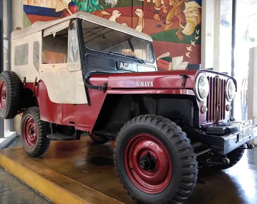 Entre os destaques do museu, está o Jeep Willys MB. O veículo desempenhou um papel estratégico no tempo da Associação de Crédito Rural (ACAR-MG), empresa que antecedeu a criação da Emater-MG, na década de 1970.