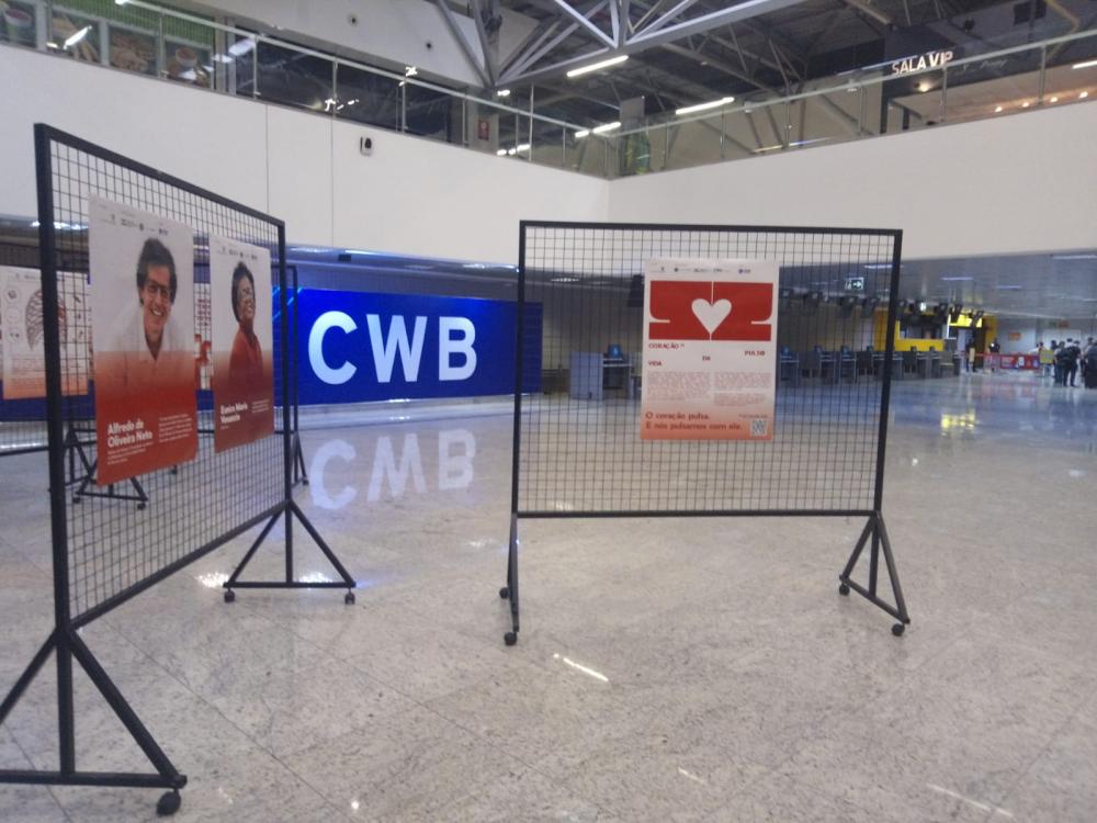 Aeroporto Internacional de Curitiba recebe exposição do Museu do Amanhã Divulgação CCR Aeroportos