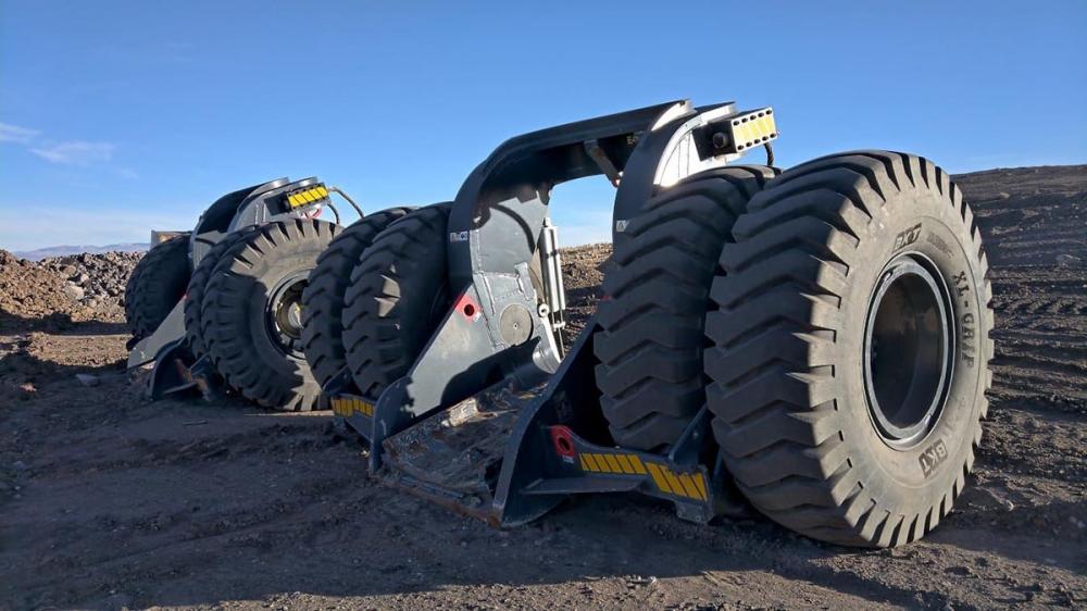 Transportadores para equipamentos com material rodante
