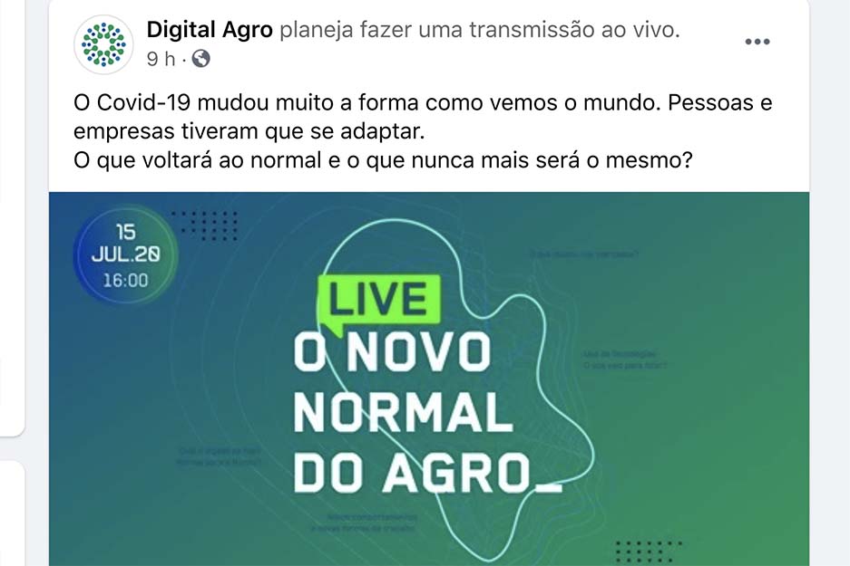 O debate virtual terá duração de duas horas e tratará de quatro temas. 