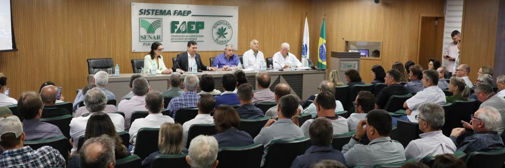 O evento foi prestigiado também por lideranças políticas ligadas ao setor agropecuário.