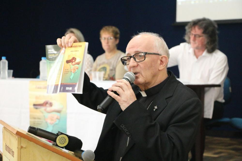 Dom Sergio destacou os principais pontos do texto-base da Campanha. Foto ASCOM Diocese.
