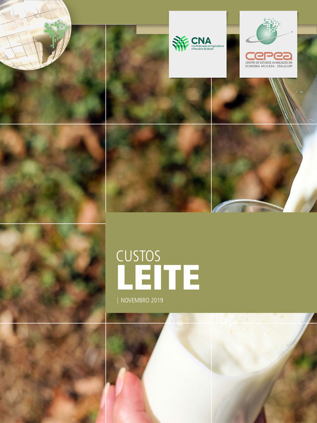 Cepea e CNA divulgam custos de produção do gado de leite