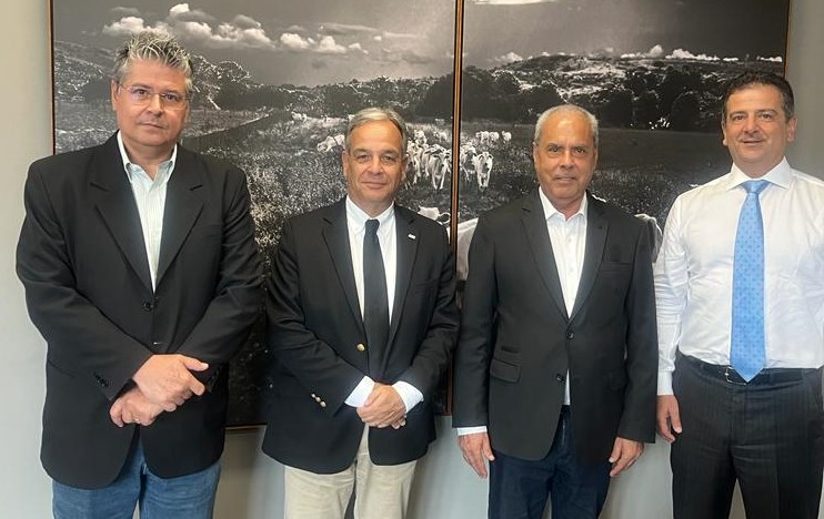 Da esq. para dir. Luis Bianco, Antonio Julio Junqueira de Queiroz, Ariel Mendes e Marcos Renato Böttcher.