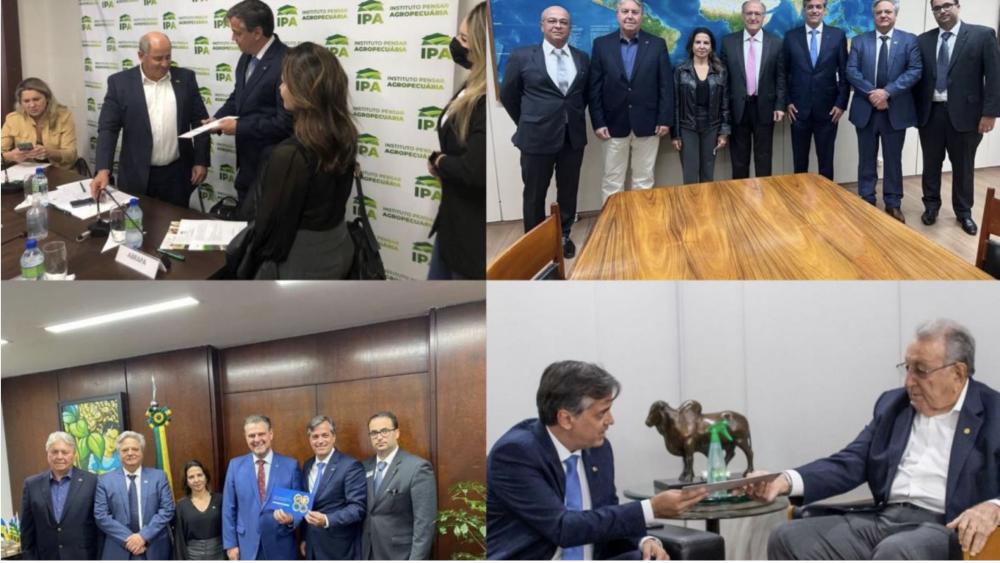 Agenda em Brasília reforça atuação e posicionamento político da entidade, que cumpre audiências no Mapa, IPA e CNA