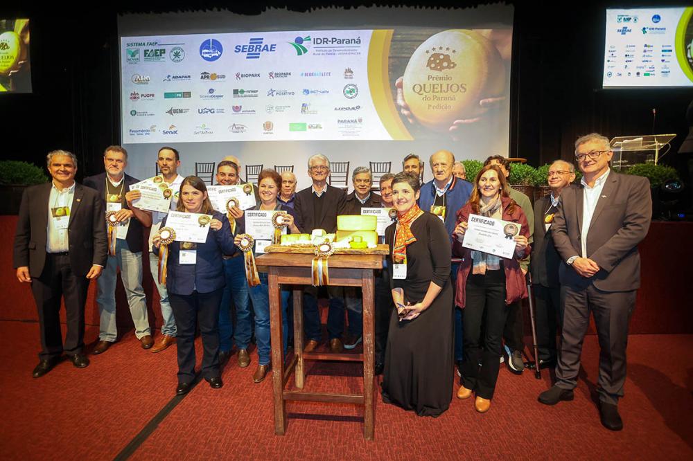 Produtores assistidos pelo IDR estão entre os melhores do prêmio Queijos do Paraná Foto: Gilson Abreu/AEN
