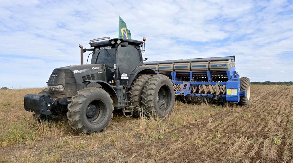 O trigo está ocupando uma área aproximada de 1,4 milhão de hectares e teve um aumento de 12% nesta safra em comparação com a anterior. Foto Toninho Anhaia