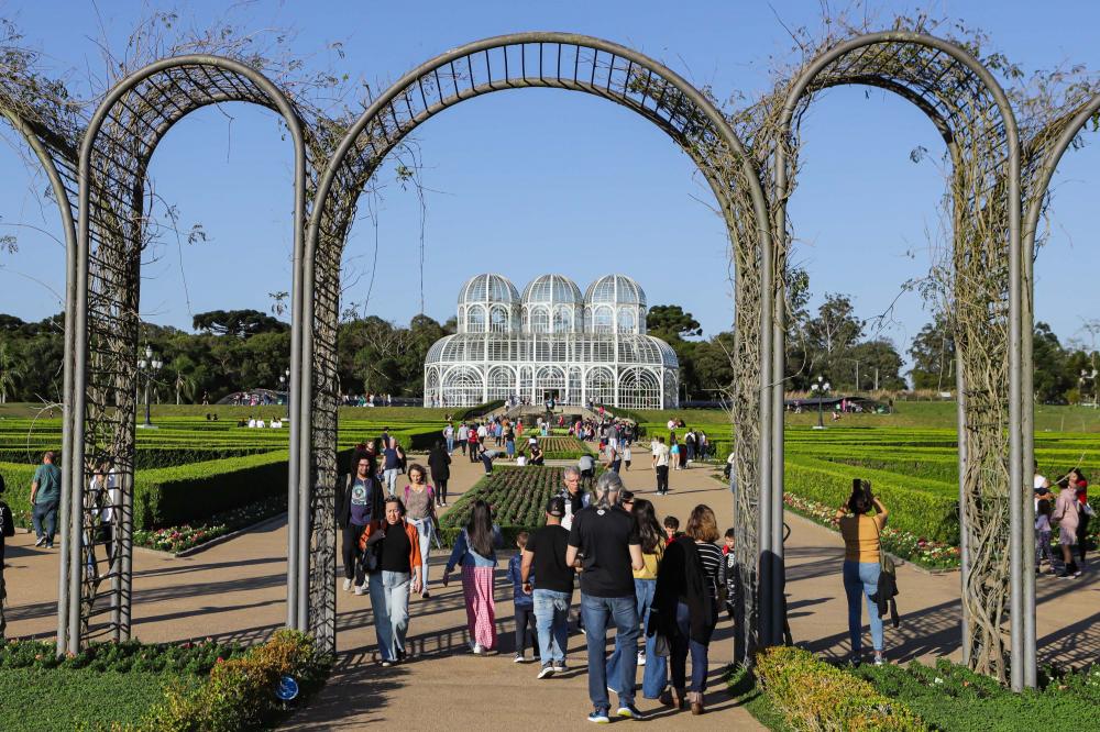 Turismo - Jardim Botânico em Curitiba Foto: Roberto Dziura Jr/AEN