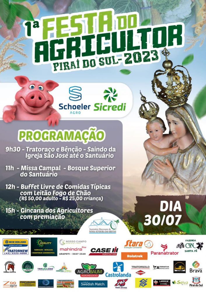 O evento, que tem como objetivo homenagear a protetora da agropecuária, Nossa Senhora das Brotas, também promove momentos de confraternização, negócios e agradecimento pela importante contribuição desses trabalhadores para a economia regional.