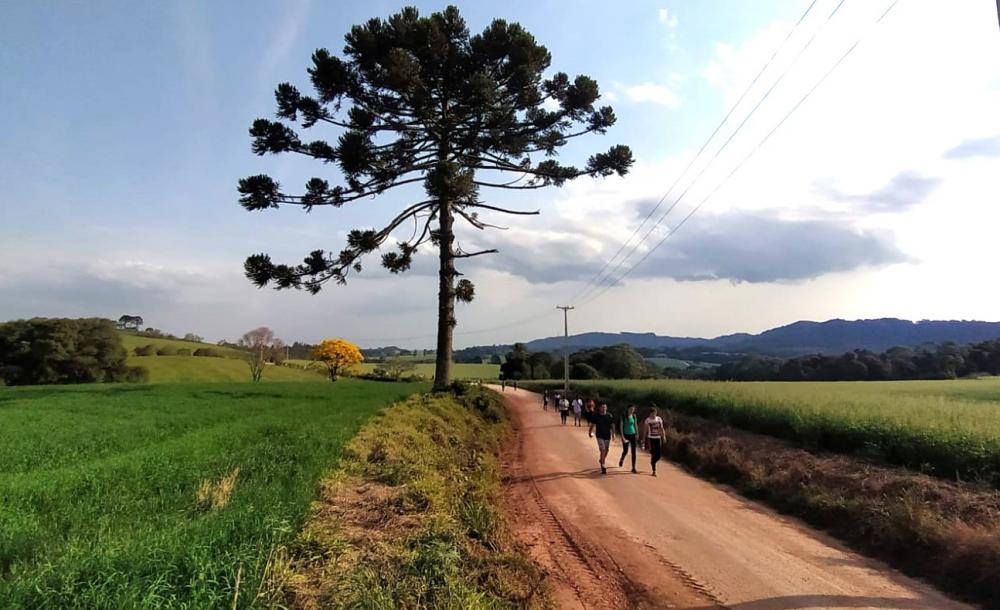 A Caminhada Vocacional é promovida pela Pastoral Vocacional em comemoração ao mês vocacional.
