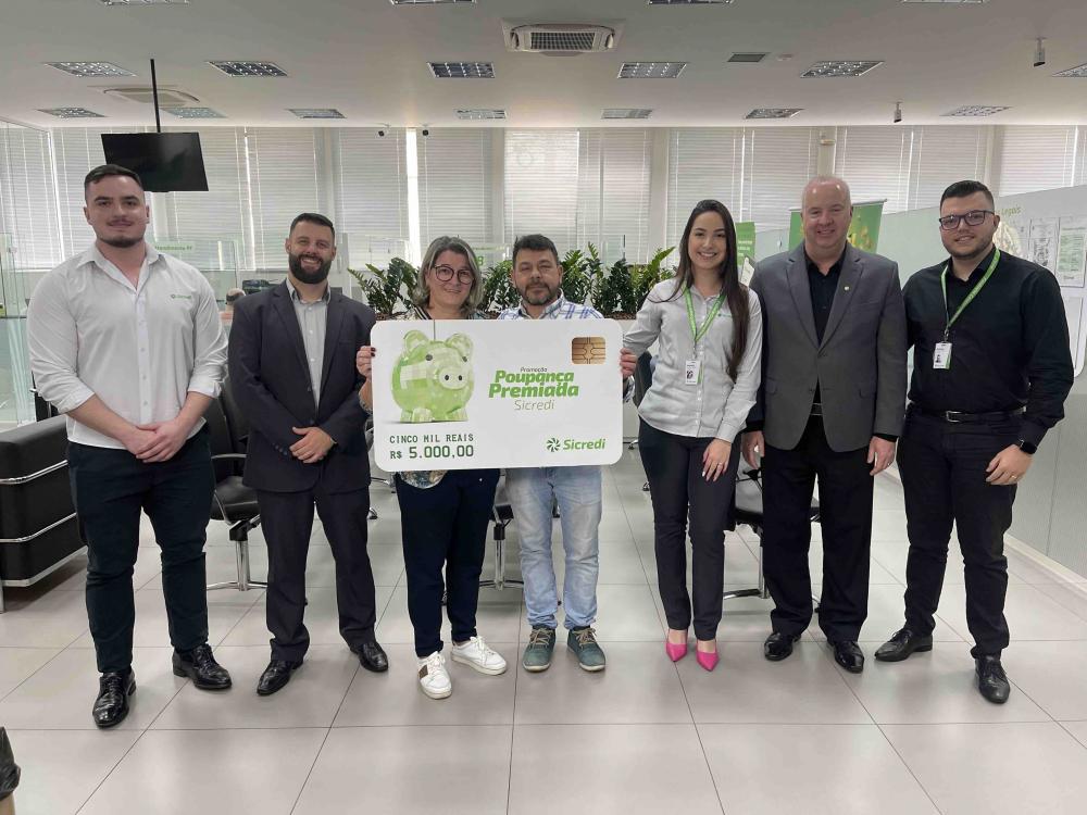 Novo ganhador da Poupança Premiada Sicredi é de Ponta Grossa