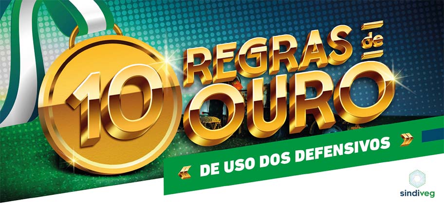 Após lançar a Plataforma de Treinamentos On-Line para a capacitação técnica do pequeno e médio agricultor, o Sindiveg segue com o foco em facilitar o acesso às boas práticas agrícolas por meio das 10 Regras de Ouro do Uso Correto e Seguro de Defensivos Ag