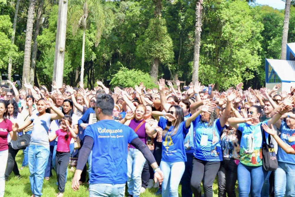 s catequistas vieram de toda a Diocese. Fotos Divulgação Diocese de Ponta Grossa