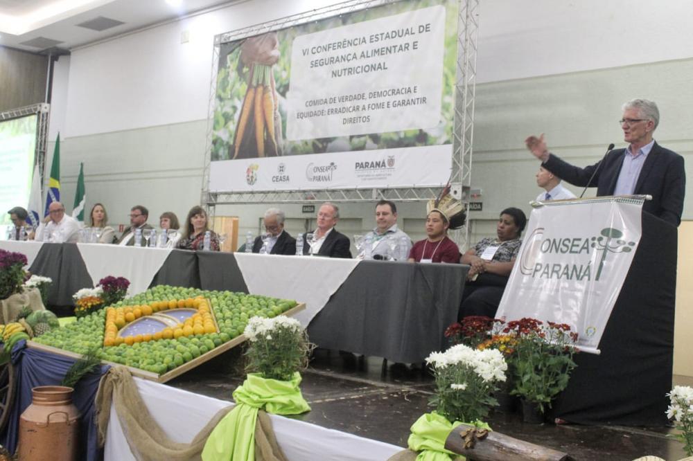 Conferência de segurança alimentar destaca políticas do Estado para atender a população Foto: SEAB