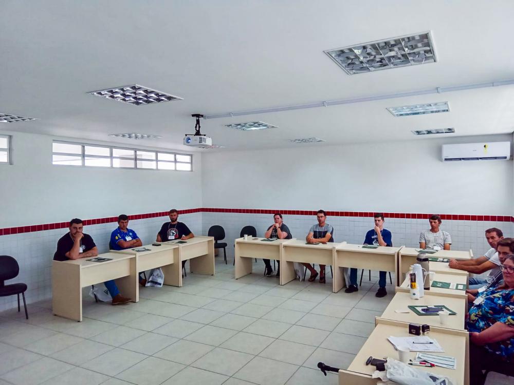 Curso é uma iniciativa do Senar/SC em parceria com o Sindicato Rural de Rio Fortuna (Foto: divulgação Sistema Faesc/Senar). 