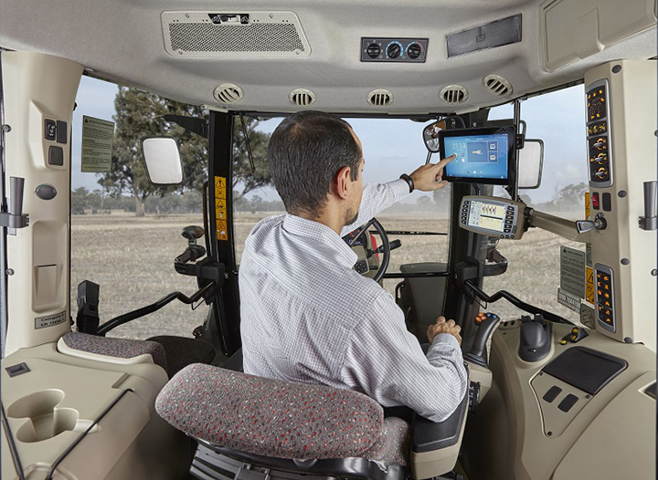 Tratores da linha MF MF 7700 e o MF 6700R terão embarcado o Massey Ferguson Guide, by Trimble™ (Crédito/foto: Divulgação Massey Ferguson)