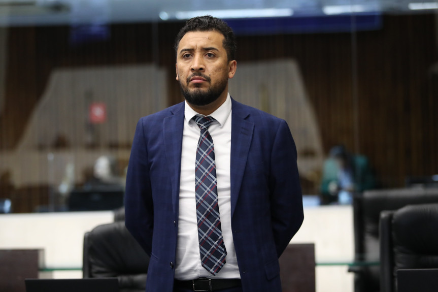 O deputado Soldado Adriano José (PP) é o autor do projeto de lei 972/2023.Créditos:Orlando Kissner/Alep