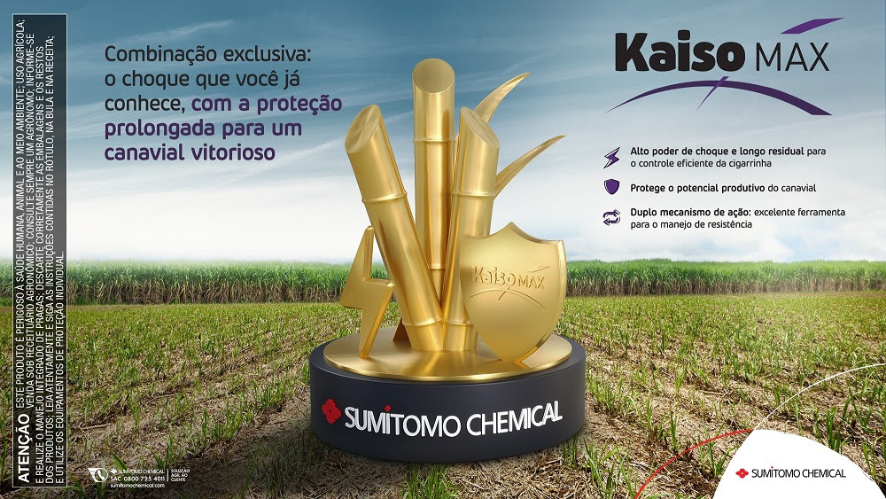 Produto nacional, Kaiso Max combate a praga com duplo mecanismo de ação: choque e longo residual