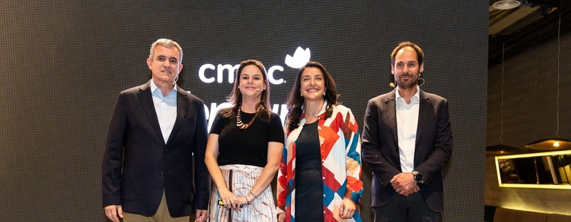 O CEO da CMPC, Francisco Ruiz-Tagle, e o Diretor de Competitividade e Inovação do Grupo CMPC, Felipe Alcalde, fizeram o anúncio do Fundo de Inovação Crédito: Divulgação