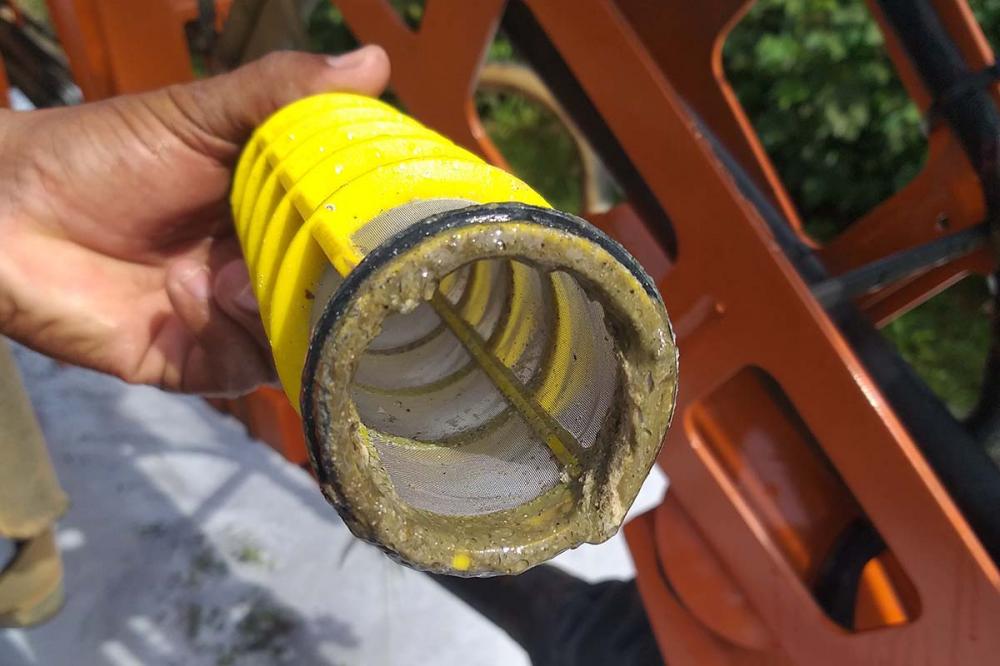 Filtro precisa de limpeza periódica
