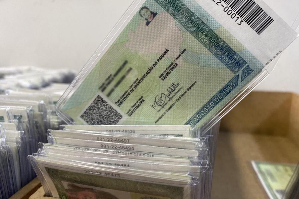 Após antecipar mudança, PCPR já emitiu 130 mil Carteiras de Identidade Nacional Foto: PCPR