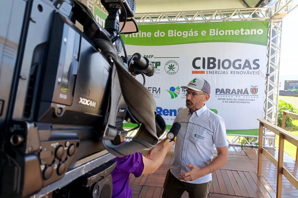 Vitrine do Biogás do Show Rural promove experiência imersiva em propriedade rural sustentável Foto: IDR-PARANÁ