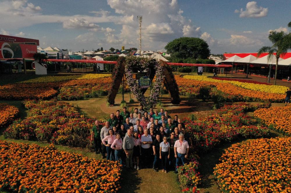 Dilvo e Rogério com os coordenadores do 36º Show Rural Crédito: Assessoria