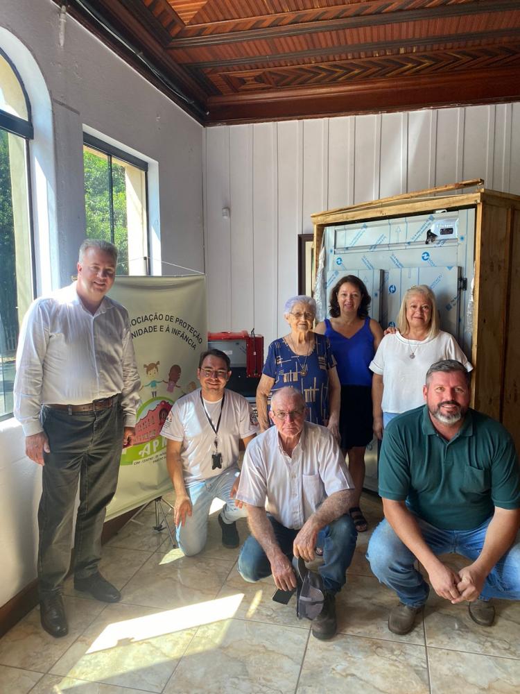 A iniciativa demonstra a responsabilidade social da Sicredi e seu compromisso com o desenvolvimento das comunidades onde atua. Foto divulgação.
