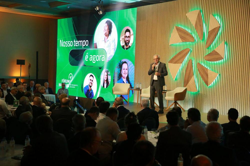 O objetivo do evento anual foi fazer um alinhamento estratégico sobre temas do presente e futuro com os participantes, trazendo-os à discussão e à reflexão de temas ligados ao ESG Crédito: João Alves/Sicredi