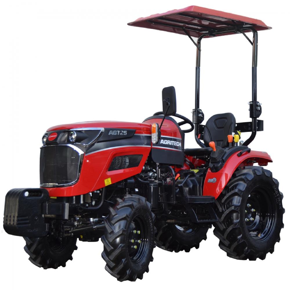 Novo trator da Agritech é voltado para pequenas propriedades e operações em estufas Divulgação Agritech