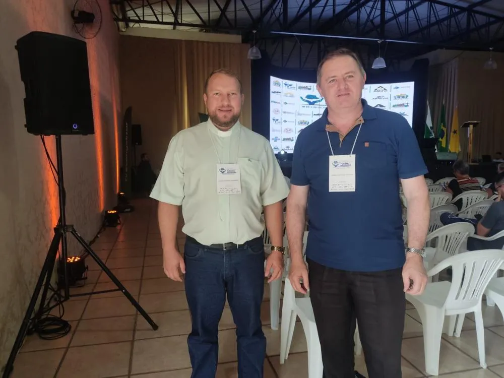 Os reitores representam a Diocese, Padre Roberval Mulhested do Santuário Diocesano de Nossa Senhora Aparecida e Luiz Mirkoski do Santuário Diocesano de Nossa Senhora das Brotas