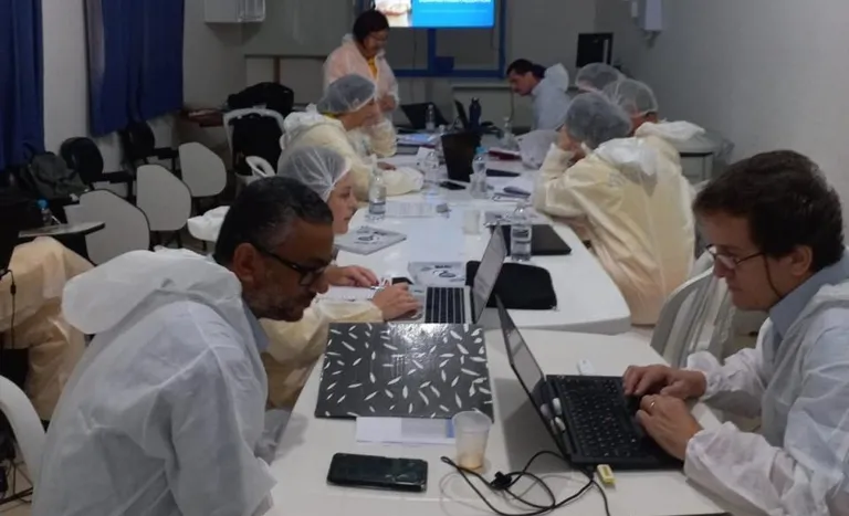 Missão Europeia encerra em SP avaliação d cadeia avícola no Brasil . Foto Regina D'Arce