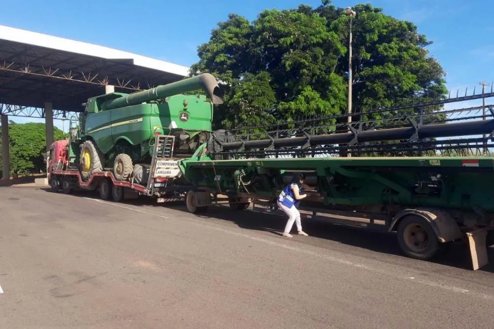 Adapar reforça prevenção de praga trazida por colheitadeiras Foto: Adapar