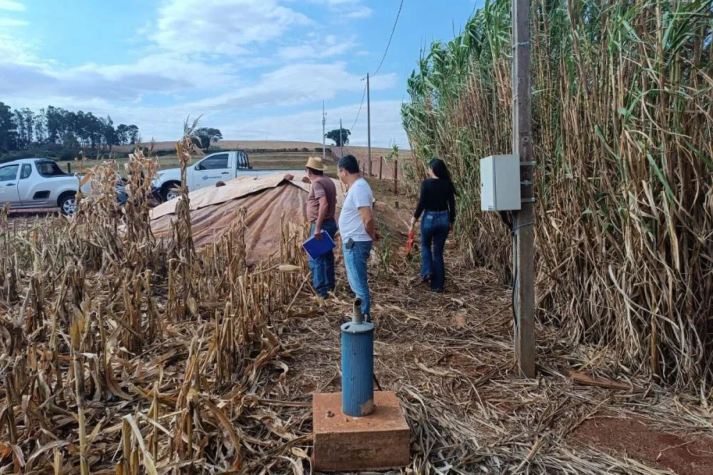 Em Jesuítas o poço está perfurado e obras de implantação da rede de água e casa de química devem começar neste mês Foto: Sanepar