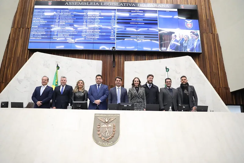 :Mesa Diretora da Assembleia Legislativa do Paraná eleita para o biênio 2025-2027 Orlando Kissner/Alep