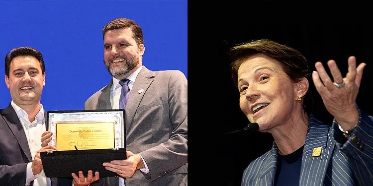 O presidente da bancada, Pedro Lupion, recebeu prêmio em reconhecimento à articulação e trabalho pelas demandas do setor