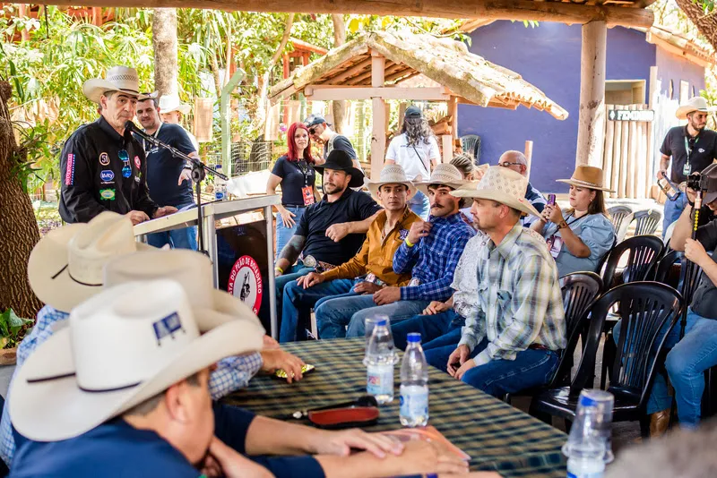 Coletiva de imprensa marca lançamento do 31º Barretos International Rodeo - Crédito: Thais Ministro