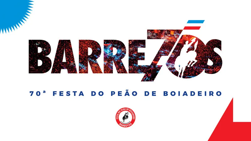 Barretos lança a marca comemorativa dos 70 anos - Crédito: Desenvolvida pela Phábrica de Ideias