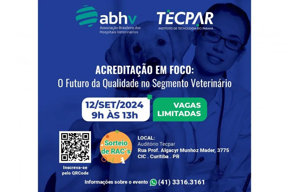 Tecpar promove evento sobre acreditação para o mercado veterinário Foto: Tecpar