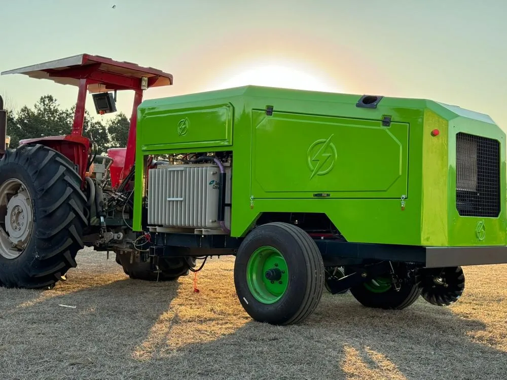 Equipamento Agritech para controle elétrico de ervas daninhas APCMEF