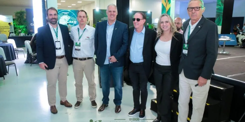 Paulo Bertolini, presidente da Abramilho, durante o Top Farmers, discute o impacto do déficit de armazenagem na competitividade da produção agrícola brasileira.