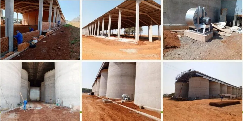 Montagem de fotos com as atuais obras de melhorias em unidades da cooperativa Capal no Paraná e São Paulo / Crédito: Henrique Miyamoto