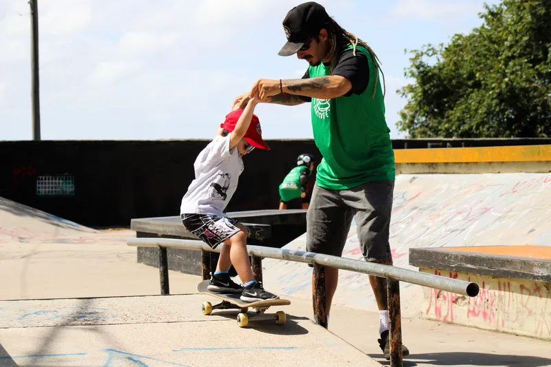 Skatchê É Tri é estimula a prática de esporte ao ar livre, além de proporcionar a integração de crianças e adolescentes de Guaíba Fotos: Manoela Fonseca
