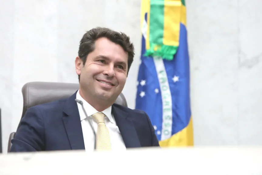 Deputado Alexandre Curi (PSD) será o próximo presidente da Assembleia Legislativa do Paraná.Créditos:Orlando Kissner/Alep